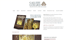 Desktop Screenshot of gallerygerard.com