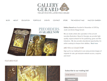 Tablet Screenshot of gallerygerard.com